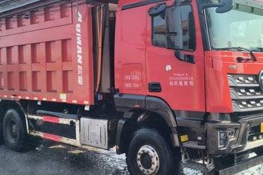 二手福田欧曼 昆仑 580马力 6X4 6.5米自卸车(国六) 后八轮 安徽康明斯二手自卸车 黄牌