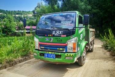 二手中国重汽成都商用车 腾狮 130马力 4X2 3.2米自卸车(国六) 单桥 潍柴二手自卸车 蓝牌图片