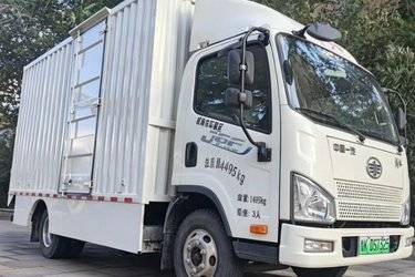 二手解放 J6F 重载版 180马力 AMT自动档单排厢式轻卡(国六) 单桥 安徽康明斯二手载货车