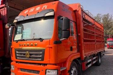 二手中国重汽 汕德卡SITRAK G5S 豪华版 330马力 4X2 6.8米仓栅式载货车(国六) 单桥 曼二手载货车 黄牌