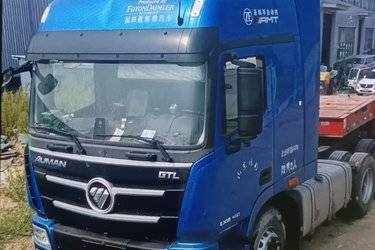 二手福田 欧曼GTL 6系重卡 460马力 4X2 AMT自动挡牵引车(国五) 单桥 福田康明斯二手牵引车 黄牌