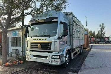 二手中国重汽 汕德卡SITRAK G5S 豪华版 330马力 4X2 6.8米仓栅式载货车(国六) 单桥 曼二手载货车 黄牌