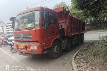 二手东风商用车 天锦重卡 310马力 8X4 6.2米自卸车(国五) 前四后八 玉柴二手自卸车 黄牌