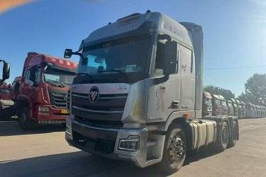 二手福田 欧曼GTL 520马力 6X4 AMT自动挡牵引车(国六) 双驱 福田康明斯二手牵引车 黄牌图片