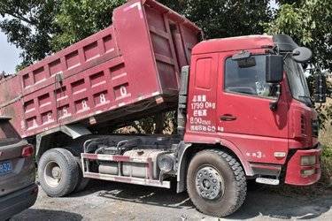 二手东风商用车 天锦中卡 160马力 4X2 4.3米自卸车(国五) 单桥 玉柴二手自卸车 黄牌