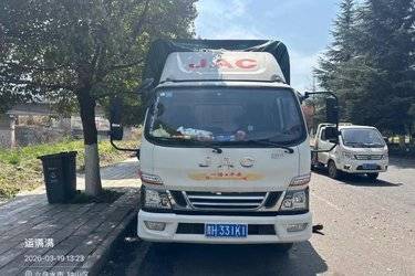 二手江淮 骏铃V6 170马力 4.22米单排仓栅式轻卡(国六) 单桥 云内动力二手载货车 蓝牌图片