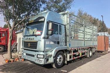 二手中国重汽 汕德卡SITRAK G5S 豪华版 330马力 4X2 6.8米仓栅式载货车(国六) 单桥 曼二手载货车 黄牌