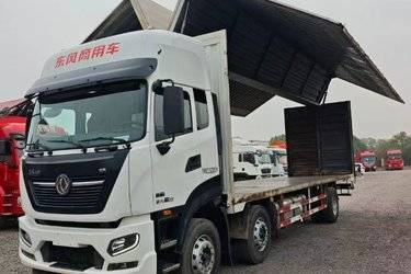 二手东风商用车 天锦KR PLUS 300马力 6X2 9.8米翼开启厢式载货车(国六) 前四后四 东风康明斯二手载货车 黄牌