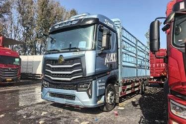 二手中国重汽 HOWO MAX 290马力 4X2 6.75米仓栅式载货车(国六) 单桥 曼二手载货车 黄牌