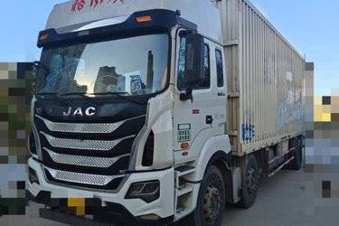 二手江淮 格尔发K5W重卡 轻量化 290马力 4X2 9.5米厢式载货车(国五) 单桥 锡柴二手载货车 黄牌