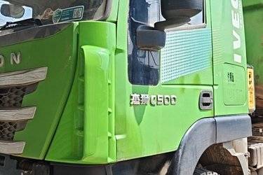二手上汽红岩 杰狮重卡 360马力 6X4 5.8米自卸车(国五) 后八轮 上柴二手自卸车 黄牌图片