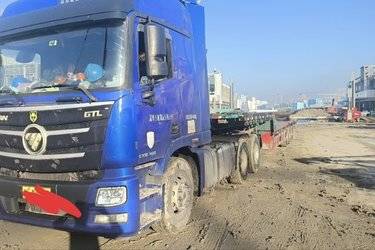二手福田 欧曼GTL 9系重卡 超能版 460马力 6X4牵引车(国五) 双驱 福田康明斯二手牵引车 黄牌图片