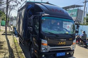 二手江淮 帅铃Q6 152马力 4.18米单排仓栅式轻卡(国五) 单桥 康明斯二手载货车 蓝牌图片