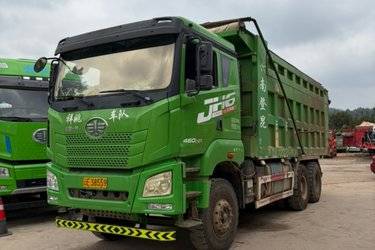 二手青岛解放 JH6重卡 460马力 6X4 6.2米自卸车(国五) 后八轮 潍柴二手自卸车 黄牌图片
