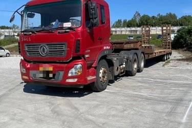 二手东风商用车 天龙重卡 启航版 450马力 6X4牵引车(国五) 双驱 雷诺二手牵引车 黄牌图片