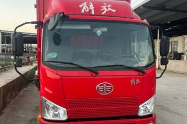二手解放 J6F宽体 130马力 3.78米排半厢式轻卡(国六) 单桥 锡柴二手载货车 蓝牌图片
