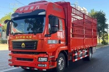 二手中国重汽 汕德卡SITRAK G5S重卡 290马力 4X2 6.75米AMT自动档仓栅式载货车(国六) 单桥 曼二手载货车 黄牌图片