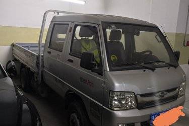 二手福田 祥菱V2 1.6L 122马力 2.53米双排厢式微卡(国六) 单桥 锐展二手载货车 蓝牌图片