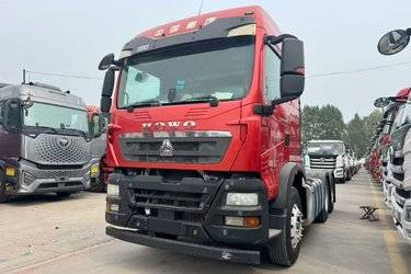 二手中国重汽 HOWO TX7重卡 460马力 6X4 牵引车(国六) 双驱 曼二手牵引车 黄牌图片