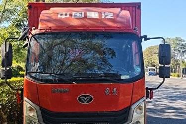 二手中国重汽 豪曼H3 130马力 4X2 4.15米单排厢式轻卡(国六) 单桥 潍柴二手载货车 蓝牌图片