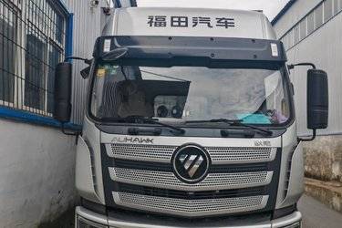 二手福田 欧航AR系 240马力 4X2 9.78米厢式载货车(国六) 单桥 福田康明斯二手载货车 黄牌图片