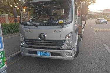 二手陕汽轻卡 德龙K3000 标配型 130马力 4.18米单排栏板轻卡(国五) 单桥 潍柴二手载货车 蓝牌