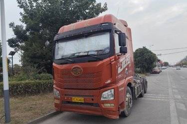 二手青岛解放 JH6重卡 领航版 500马力 6X4牵引车(国五) 双驱 潍柴二手牵引车 黄牌