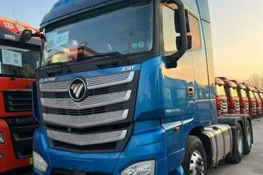 福田 欧曼EST 6系重卡 基本版 580马力 6X4 AMT自动挡牵引车(国六) 双驱 福田康明斯二手牵引车 黄牌