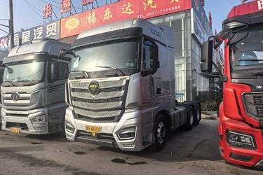 福田 欧曼EST 620马力 6X4 AMT自动档牵引车(液缓)(国六) 双驱 福田康明斯二手牵引车 黄牌