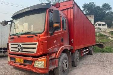 大运 N6中卡 245马力 4X2 9.7米厢式载货车(国五) 单桥 大连大机二手载货车 黄牌