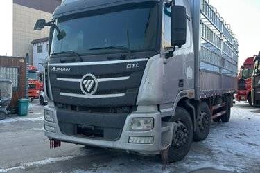 福田 欧曼GTL 6系重卡 280马力 6X2 8米仓栅式载货车(国五) 前四后四 福田康明斯二手载货车 黄牌