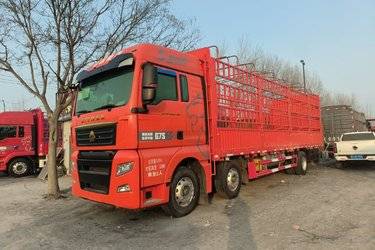 中国重汽 汕德卡SITRAK G7S 350马力 6X2 9.6米AMT自动档仓栅式载货车(国六) 前四后四 曼二手载货车 黄牌 中国重汽 汕德卡SITRAK G7S 350马力 6X2 9.6米AMT自动档仓栅式载货车(国六) 前四后四 曼二手载货车 黄牌