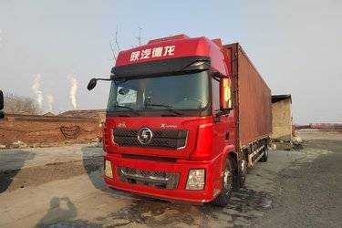 陕汽重卡 德龙X3000 轻量化版 350马力 6X2 9.5米厢式载货车(国六) 前四后四 潍柴二手载货车 黄牌