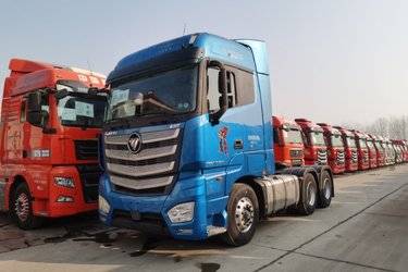 福田 欧曼EST 6系重卡 穿越版 580马力 6X4 AMT自动挡牵引车(国六) 双驱 福田康明斯二手牵引车 黄牌