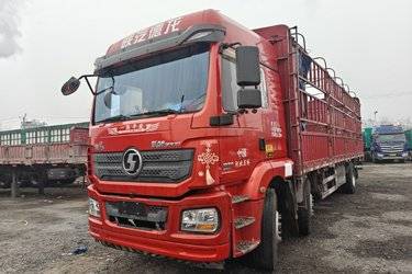 陕汽重卡 德龙新M3000 300马力 6X2 9.55米仓栅式载货车(国五) 前四后四 潍柴二手载货车 黄牌