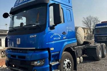 吉利远程 GHT重卡 460马力 6X4 LNG牵引车(国六) 双驱 潍柴二手牵引车 黄牌