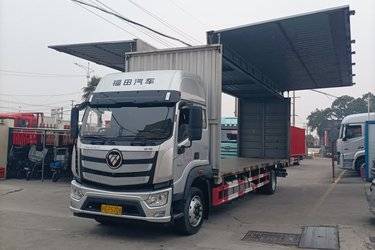 福田 欧航R系 240马力 4X2 9.78米厢式载货车(国六) 单桥 康明斯二手载货车 黄牌