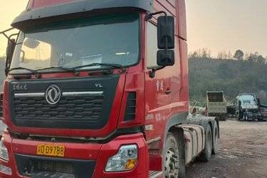 东风商用车 天龙VL重卡 450马力 6X4牵引车(国五) 双驱 东风二手牵引车 黄牌