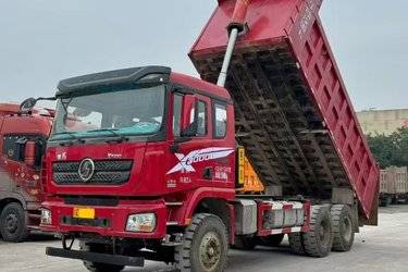 陕汽重卡 德龙X3000 矿用加强版 430马力 6X4 6.2米自卸车(国五) 后八轮 潍柴二手自卸车 黄牌