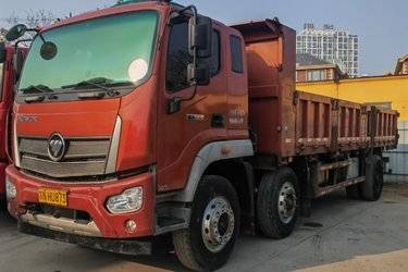 二手福田 瑞沃ES5 220马力 6X2 7.4米自卸车(国五) 前四后四 玉柴二手自卸车 黄牌图片