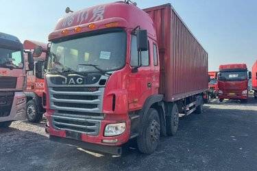 二手江淮 格尔发K5W重卡 260马力 6X2 9.6米厢式载货车(国五) 前四后四 玉柴二手载货车 黄牌图片