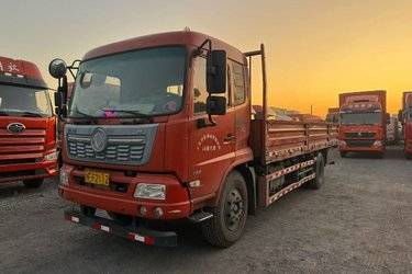 二手东风商用车 天锦VR 180马力 4X2 6.75米栏板载货车(国五) 单桥 东风二手载货车 黄牌图片
