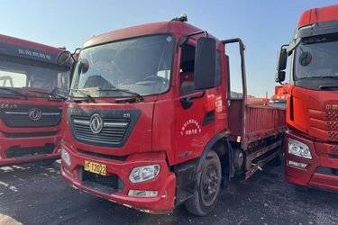 二手东风商用车 天锦KR 精英版 210马力 4X2 6.8米栏板载货车(国六)(平顶)(国六) 单桥 雷诺二手载货车 黄牌图片