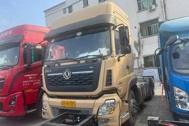 二手东风商用车 新天龙KL重卡 465马力 6X4牵引车(国五) 双驱 东风康明斯二手牵引车 黄牌
