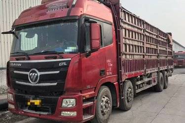 福田 欧曼GTL 6系重卡 360马力 8X4 9.45米仓栅式载货车(国五) 前四后八 康明斯二手载货车 黄牌