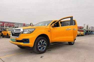 二手郑州日产 锐骐6EV 2023款旗舰版 两驱 双排纯电动皮卡60.16kWh  二手电动卡车电动皮卡