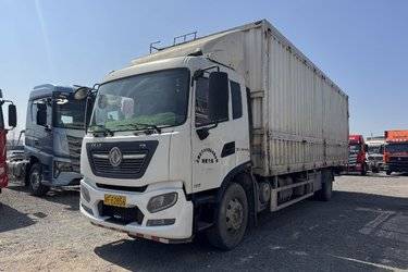 二手东风商用车 天锦中卡 180马力 4X2 8米厢式载货车(国五) 单桥 东风二手载货车 黄牌图片