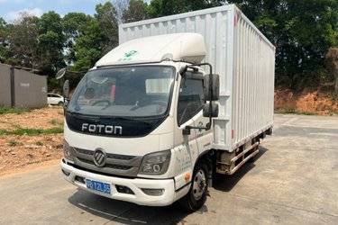 二手福田 奥铃CTX 143马力 4.165米单排厢式售货车(国五) 单桥 福田康明斯二手载货车 蓝牌图片