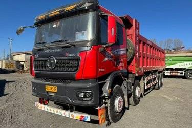 二手陕汽重卡 德龙X5000 菁英版 510马力 8X4 8.8米自卸车(国六) 前四后八 潍柴二手自卸车 黄牌图片