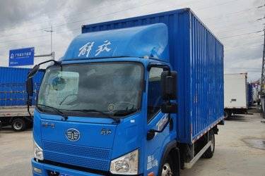 二手解放 J6F宽体 131马力 4.16米单排厢式轻卡(国六) 单桥 潍柴二手载货车 蓝牌
